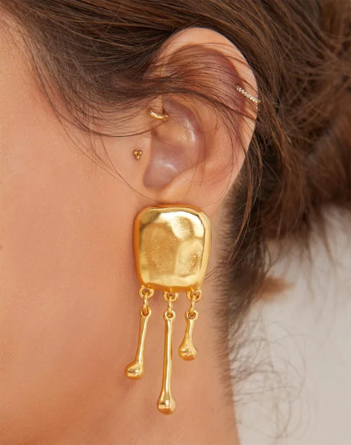 Jewelry Women ViX Paula Hermanny Zaya Earrings 8211 Gold