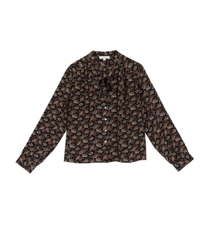 JUDITH TOP Navy Arbor Rose Floral Shop DEN Tops