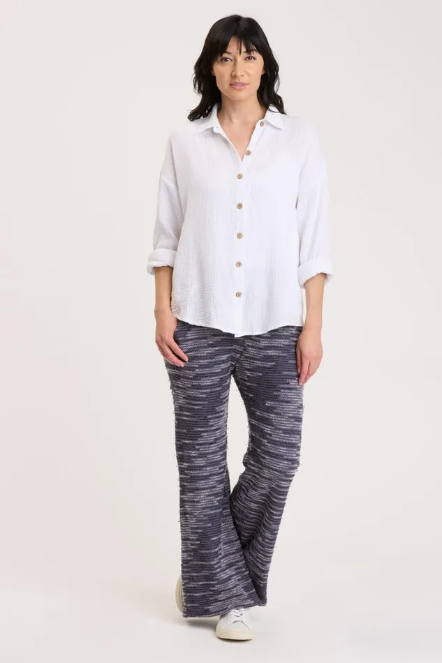 Judson Shacket White Clothing XCVI ShirtsBlouses