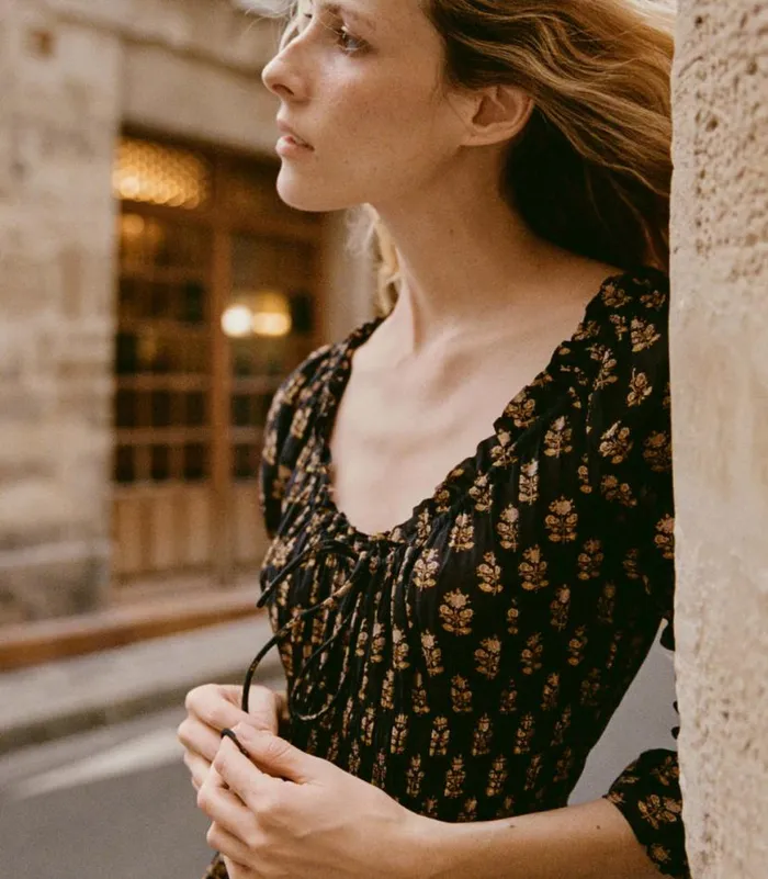 KAIRA DRESS Noir Meadowsweet Floral Shop DEN Dresses