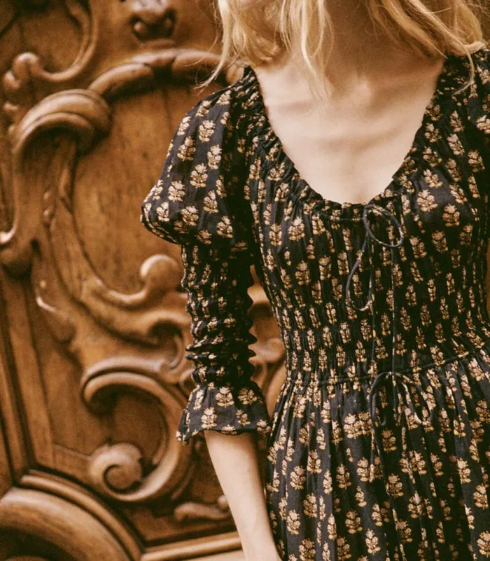KAIRA DRESS Noir Meadowsweet Floral Shop DEN Dresses