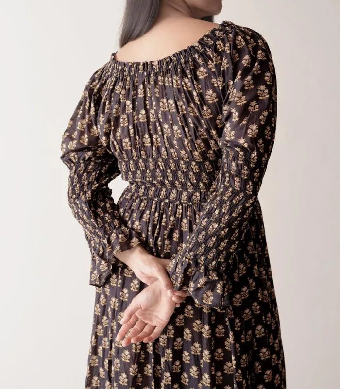 KAIRA DRESS Noir Meadowsweet Floral Shop DEN Dresses