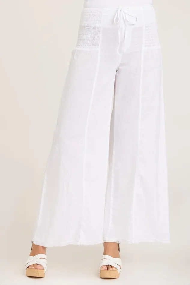 Kaj Wide Leg White Clothing XCVI Pants