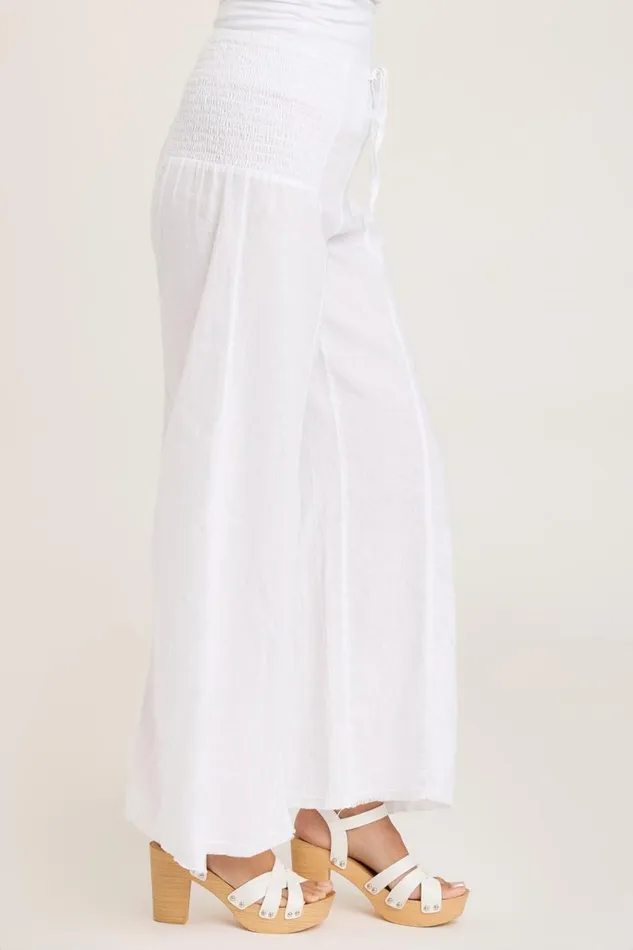 Kaj Wide Leg White Clothing XCVI Pants