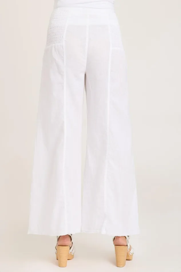 Kaj Wide Leg White Clothing XCVI Pants