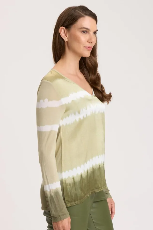 Kalvin Top Caravel Wash Thicket Clothing XCVI ShirtsBlouses
