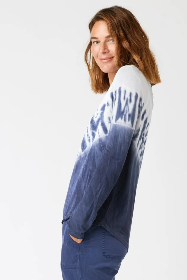 Kalvin Top Chisel Wash Nacre Clothing XCVI ShirtsBlouses
