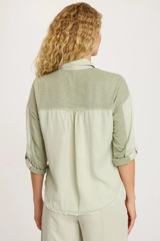 Kapp ButtonUp Limescent Pigment Clothing XCVI ShirtsBlouses