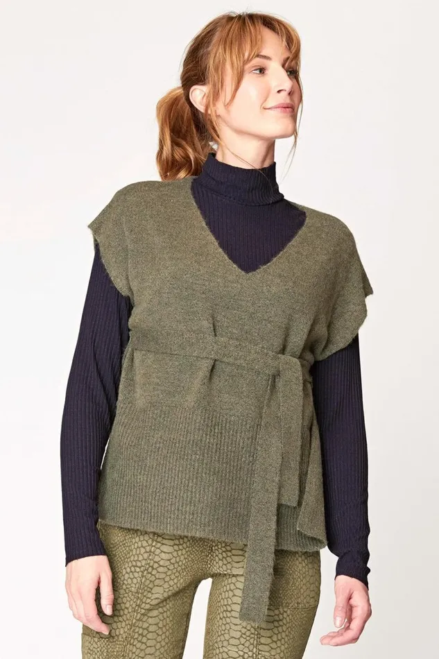 Kerby Sweater Vest Sitka Spruce Clothing XCVI Sweaters