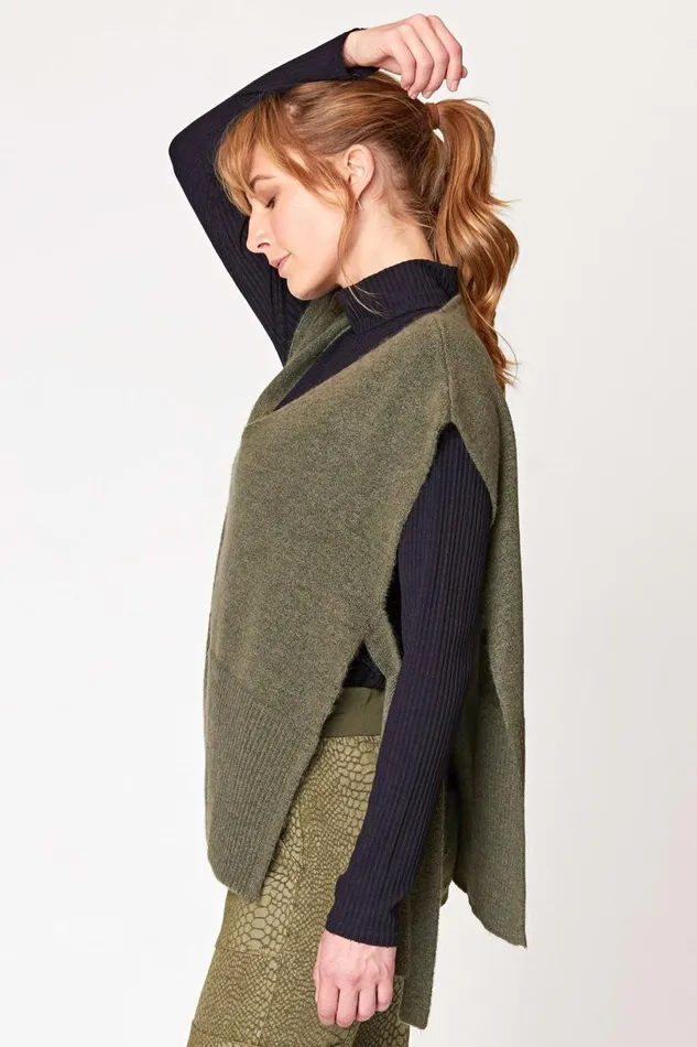 Kerby Sweater Vest Sitka Spruce Clothing XCVI Sweaters