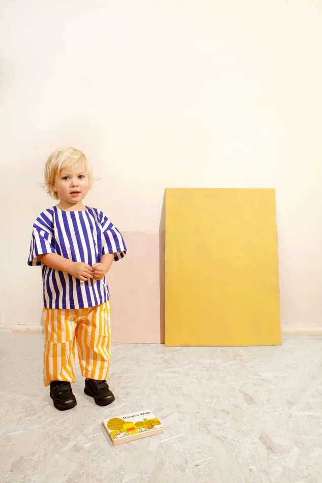Kids Kids Defoe Top Blue Stripe LF Markey Kids