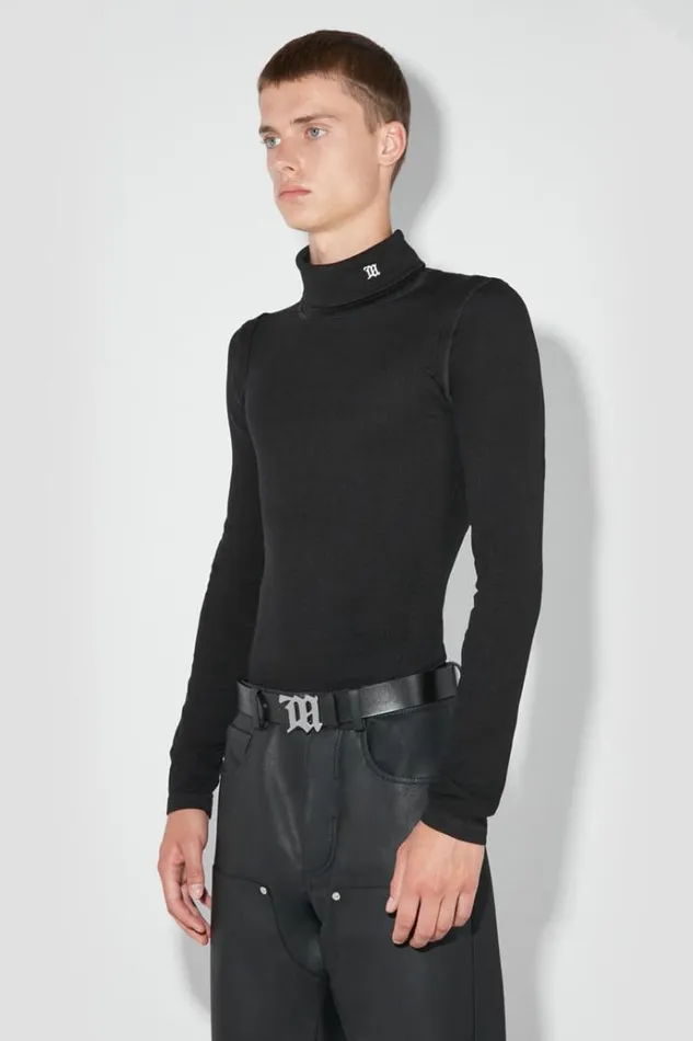 Knitwear Men MISBHV M Seamless Turtleneck Black