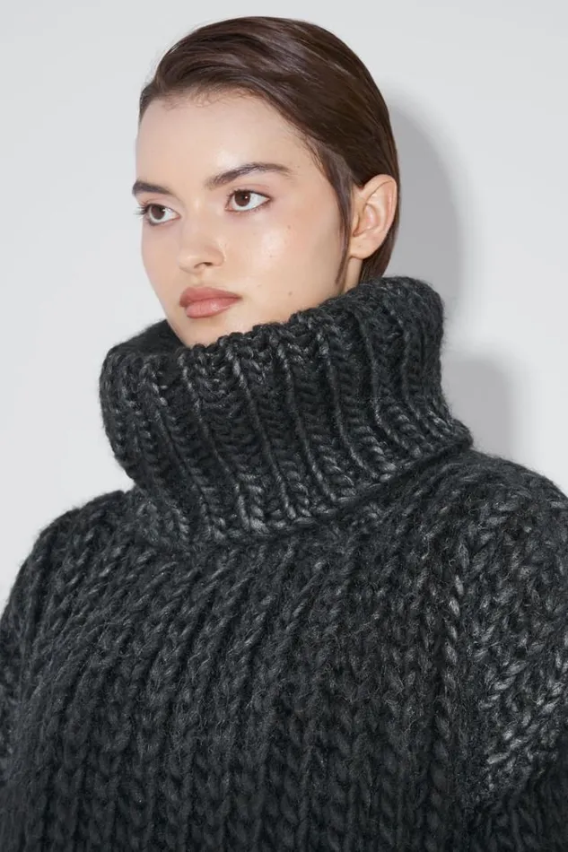 Knitwear Women MISBHV Bulky Wax Sweater Black