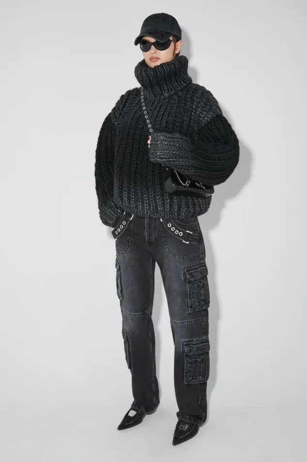 Knitwear Women MISBHV Bulky Wax Sweater Black
