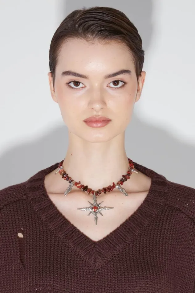 Knitwear Women MISBHV Distressed Knit Brown
