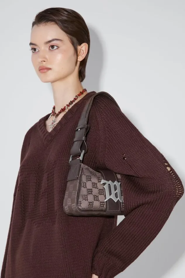 Knitwear Women MISBHV Distressed Knit Brown