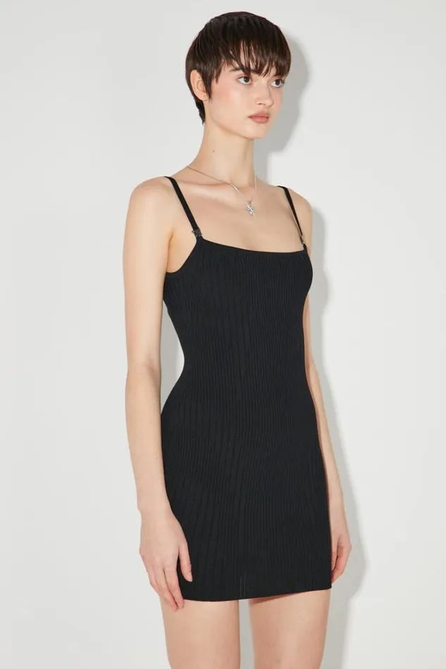 Knitwear Women MISBHV Knitted Seamless Mini Dress Black