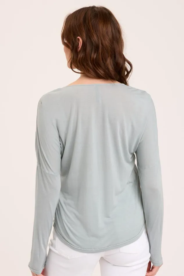 Landaff VNeck Top Dew Drop Pigment Clothing XCVI ShirtsBlouses