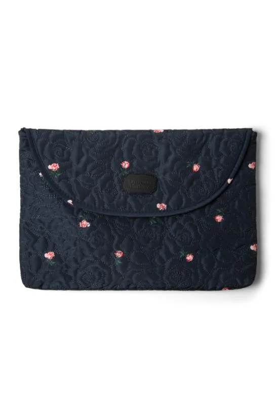 Laptop Covers Accessories Damson Madder Embroidered Floral Laptop Bag