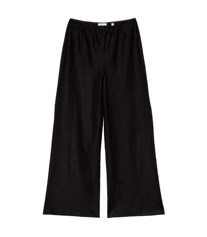 LAVON LINEN PANT Black Shop DEN Pants and Shorts