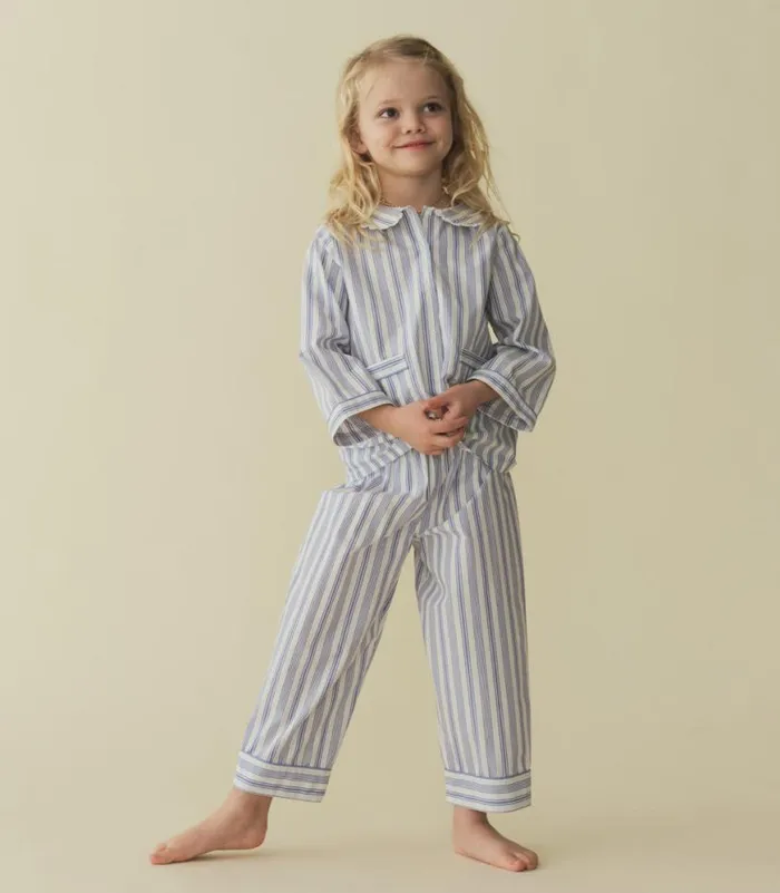 LEAF PLAYSUIT Indigo Sorrento Stripe Shop DEN Kids