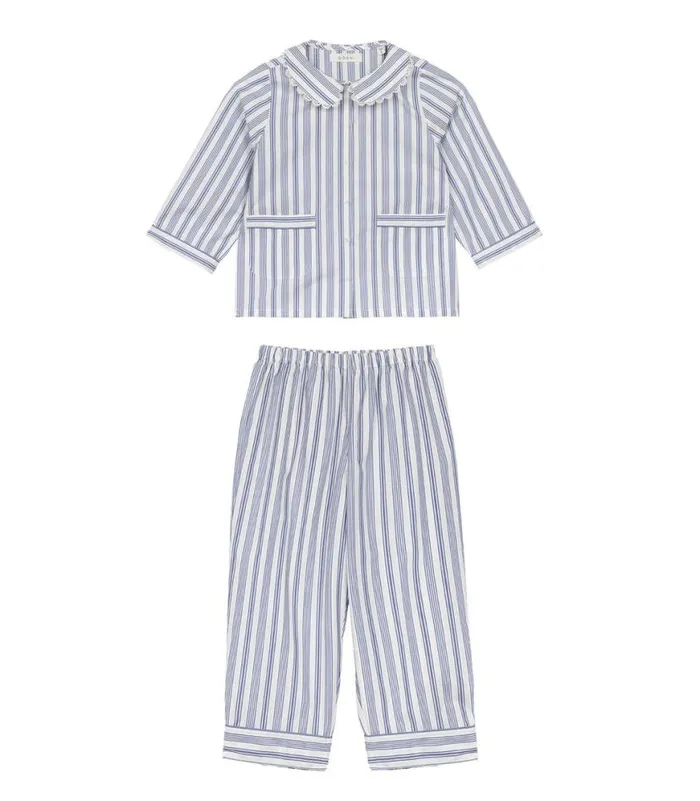 LEAF PLAYSUIT Indigo Sorrento Stripe Shop DEN Kids