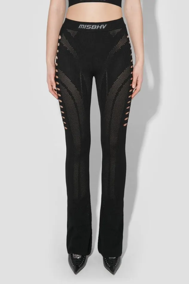 Leggings Women MISBHV Future Sport Mesh Trousers Black