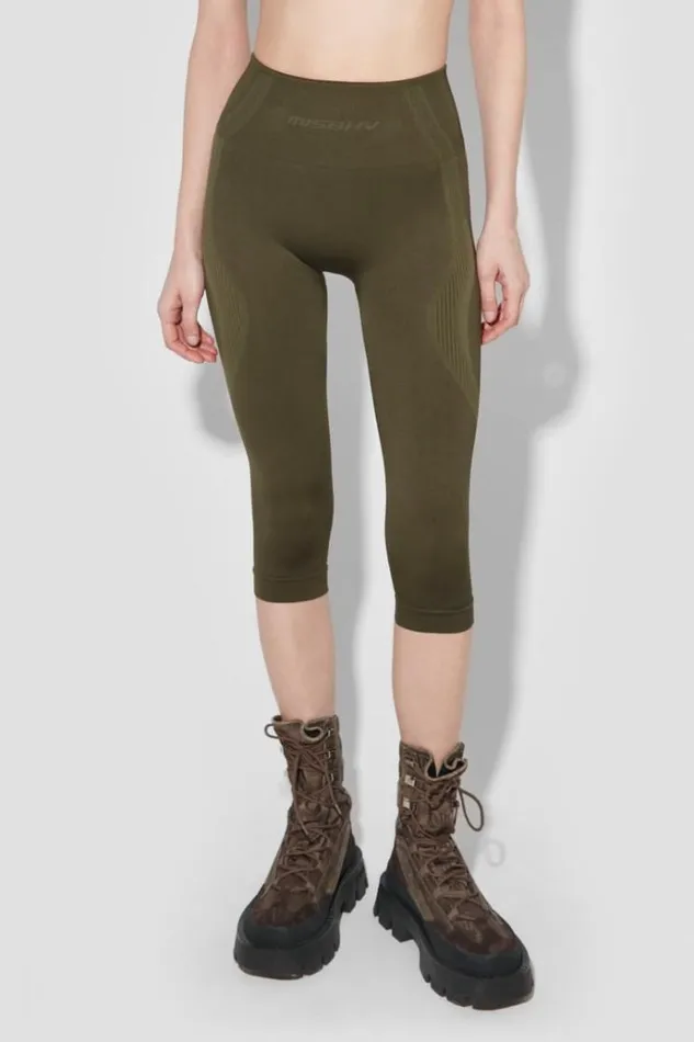 Leggings Women MISBHV Sport Capri Leggings Grunge Olive