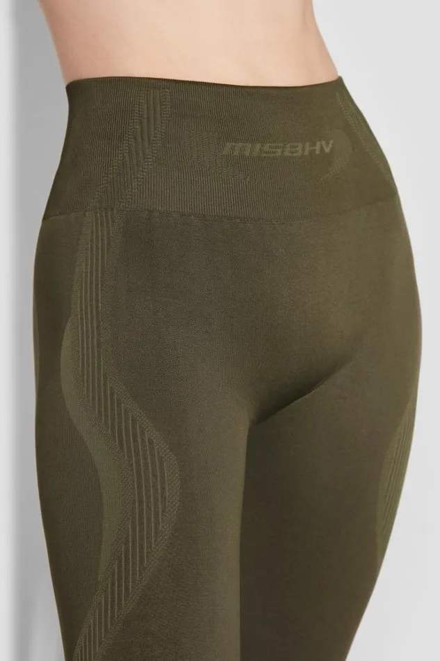 Leggings Women MISBHV Sport Capri Leggings Grunge Olive