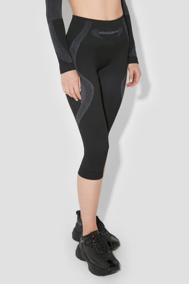 Leggings Women MISBHV Sport Capri Leggings Muted Black