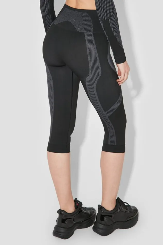 Leggings Women MISBHV Sport Capri Leggings Muted Black