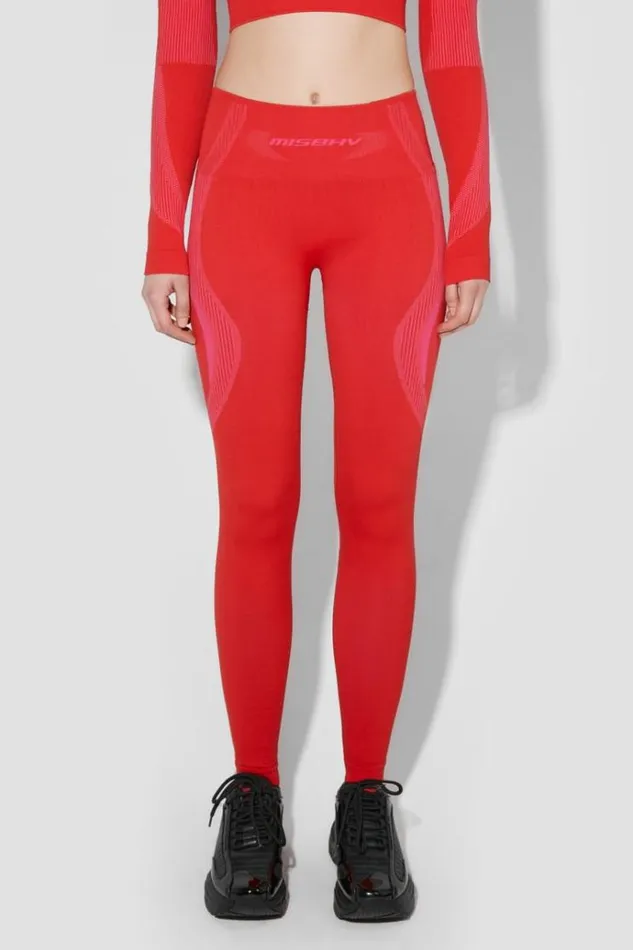 Leggings Women MISBHV Sport Leggings Coral Red