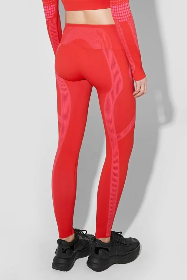 Leggings Women MISBHV Sport Leggings Coral Red