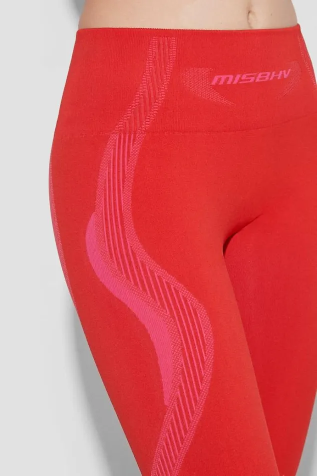 Leggings Women MISBHV Sport Leggings Coral Red