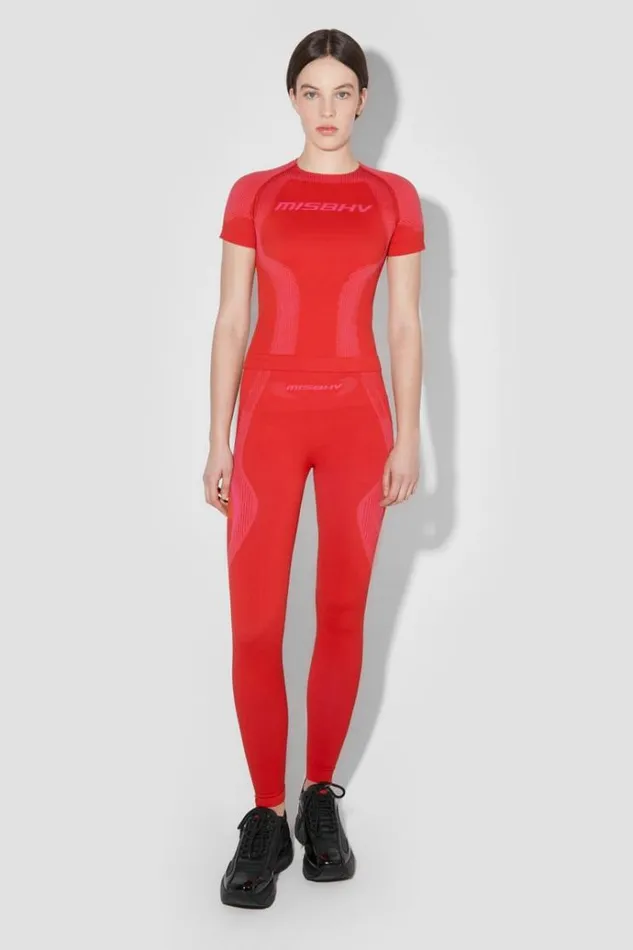 Leggings Women MISBHV Sport Leggings Coral Red