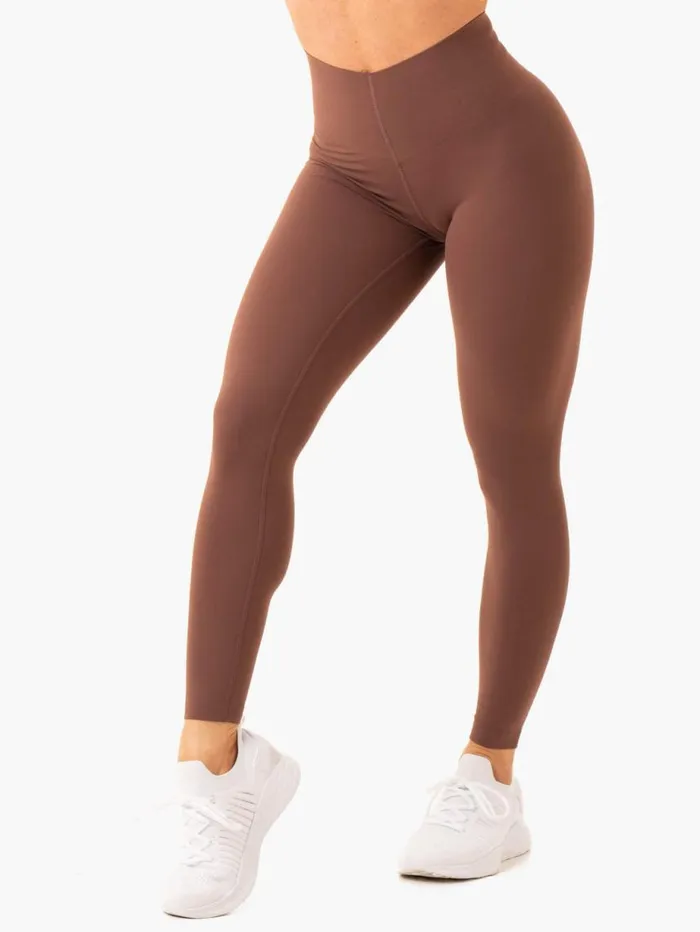 Leggings Womens Ryderwear Extend Compression Leggings Chocolate