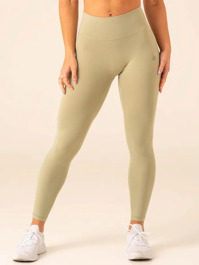 Leggings Womens Ryderwear Extreme Scrunch Leggings Olive