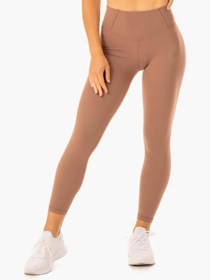 Leggings Womens Ryderwear Form Scrunch Bum Leggings Mocha