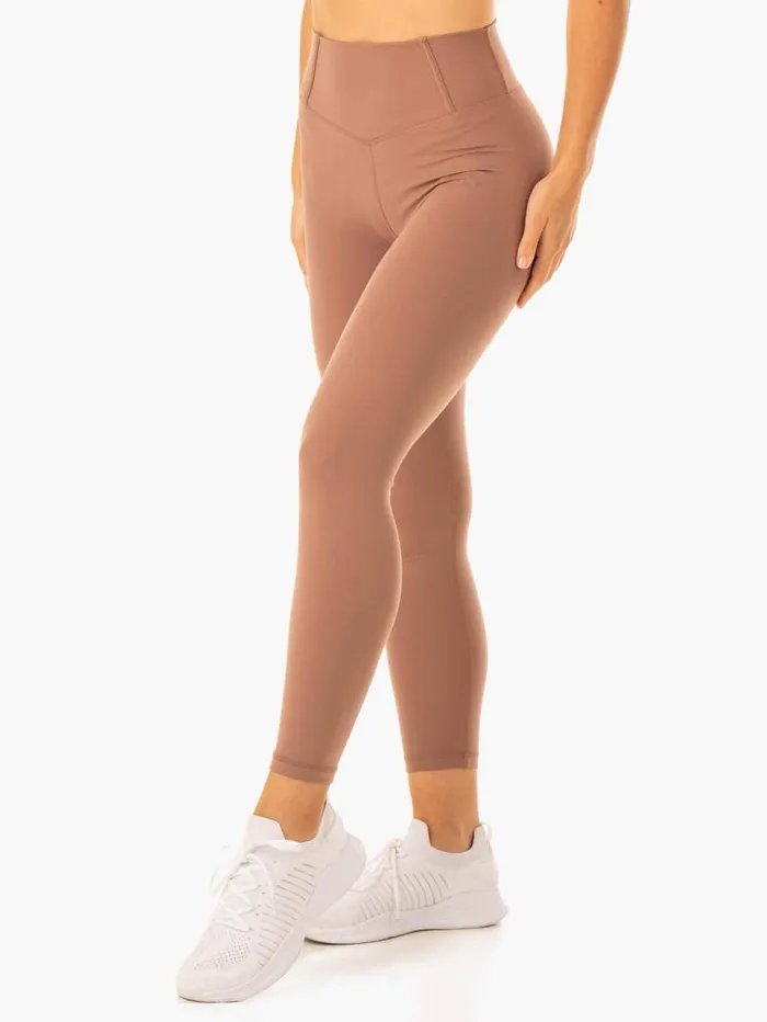 Leggings Womens Ryderwear Form Scrunch Bum Leggings Mocha