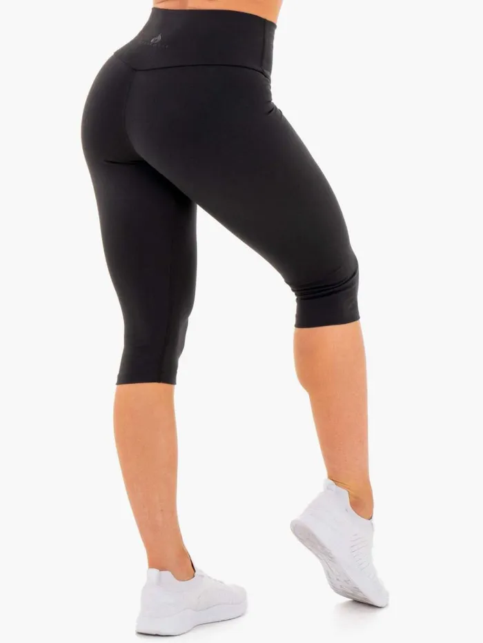 Leggings Womens Ryderwear Motion High Waisted Capri Leggings Black