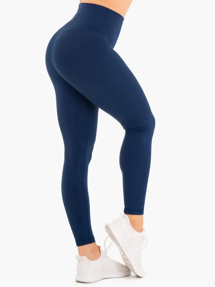 Leggings Womens Ryderwear NKD High Waisted Leggings Navy