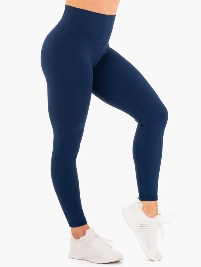 Leggings Womens Ryderwear NKD High Waisted Leggings Navy