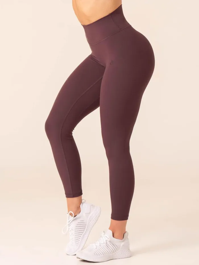 Leggings Womens Ryderwear NKD High Waisted Scrunch Leggings Plum