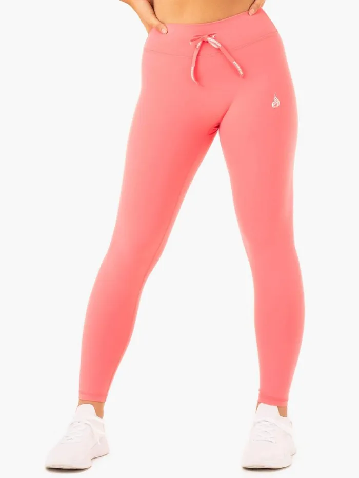 Leggings Womens Ryderwear Replay High Waisted Leggings Coral