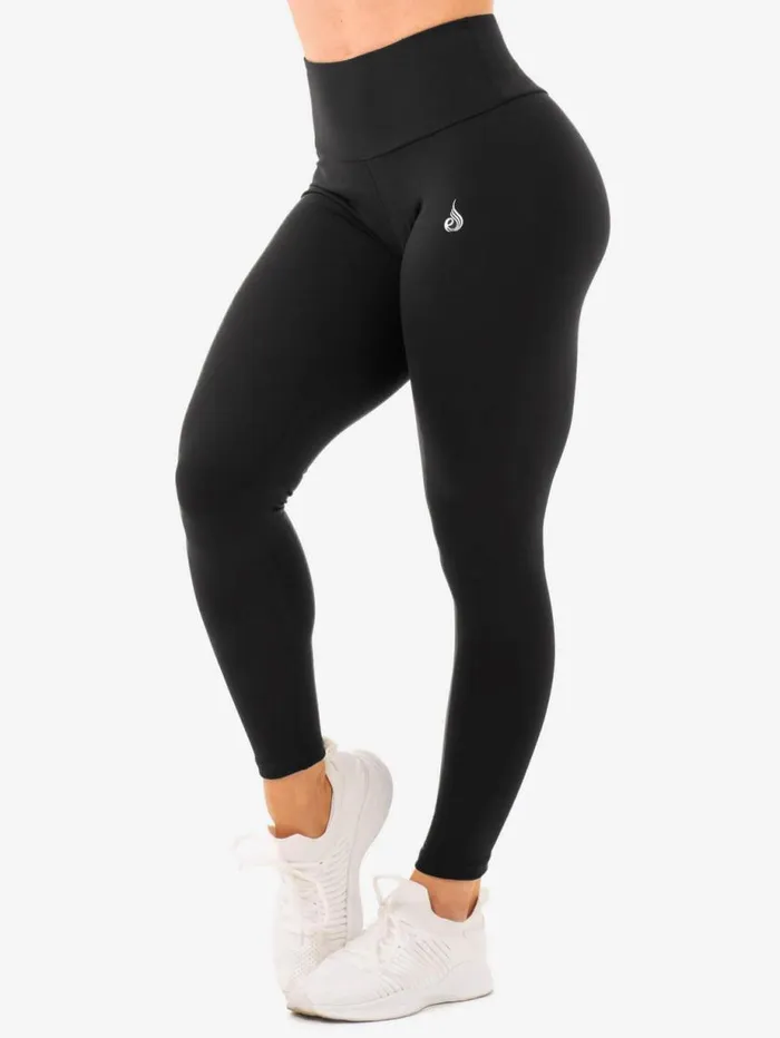 Leggings Womens Ryderwear Staples High Waisted Leggings Black