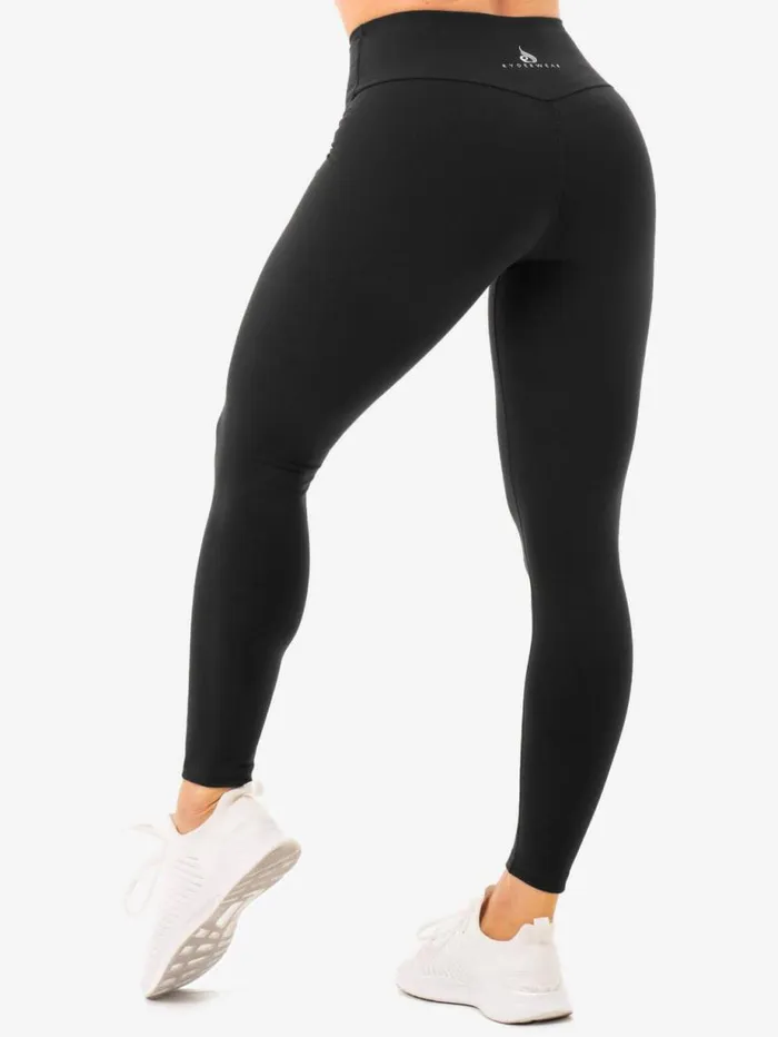 Leggings Womens Ryderwear Staples High Waisted Leggings Black