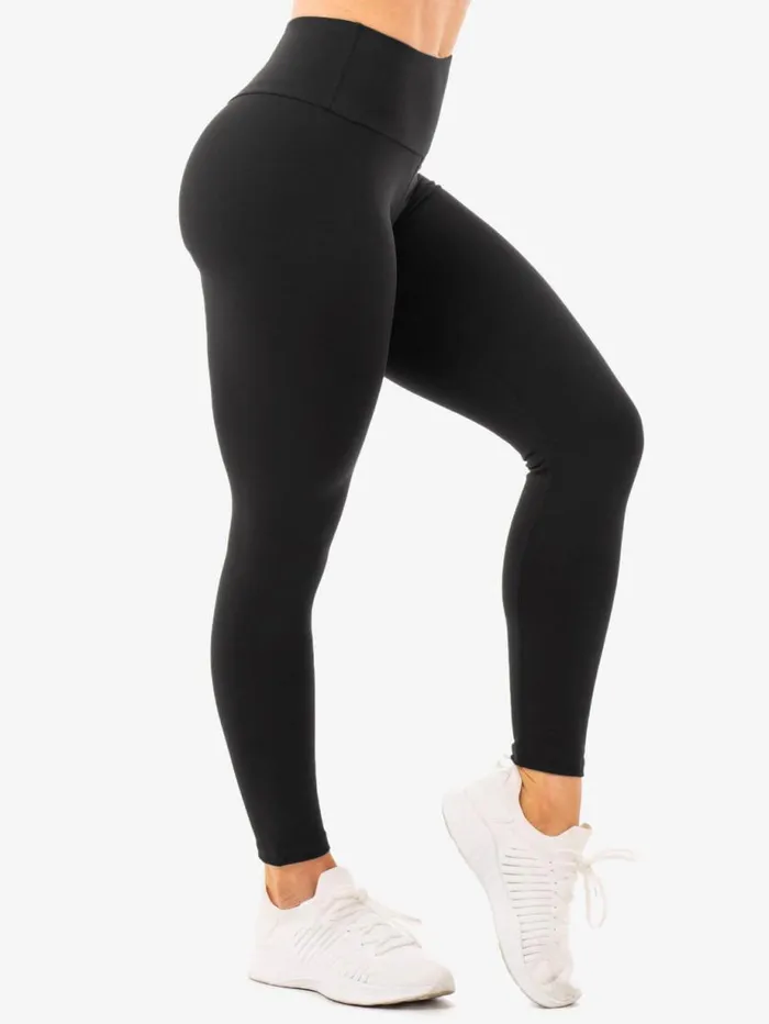 Leggings Womens Ryderwear Staples High Waisted Leggings Black