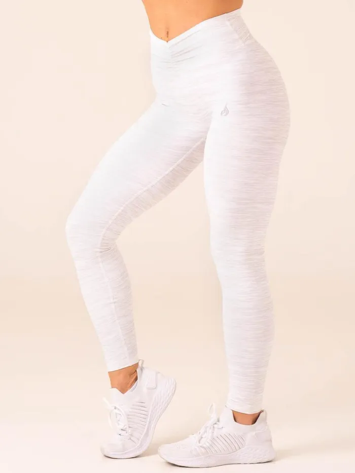 Leggings Womens Ryderwear Tempo Leggings Snow Grey Marl