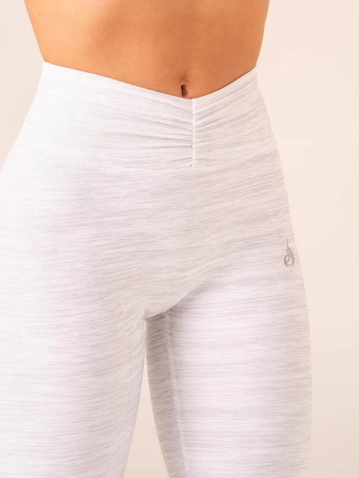 Leggings Womens Ryderwear Tempo Leggings Snow Grey Marl