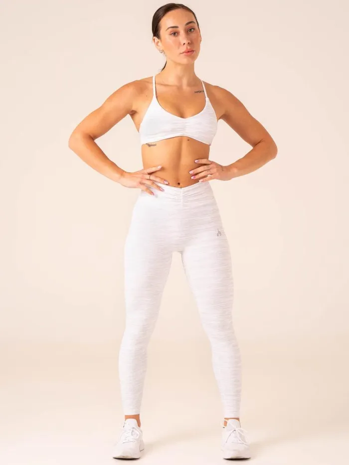 Leggings Womens Ryderwear Tempo Leggings Snow Grey Marl